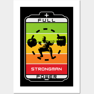 Strongman full power Posters and Art